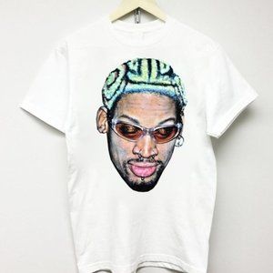 Dennis Rodman Tshirt Vtg Rap Tee Off Vlone Astroworld Dennis Rodman Shirt